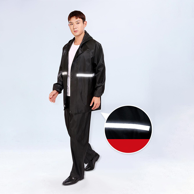 2pcs Hooded Coat & Pant Rain S - Motorcycle Gear Mens ulasan dan harga